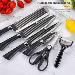 Pisau Dapur set 6in1