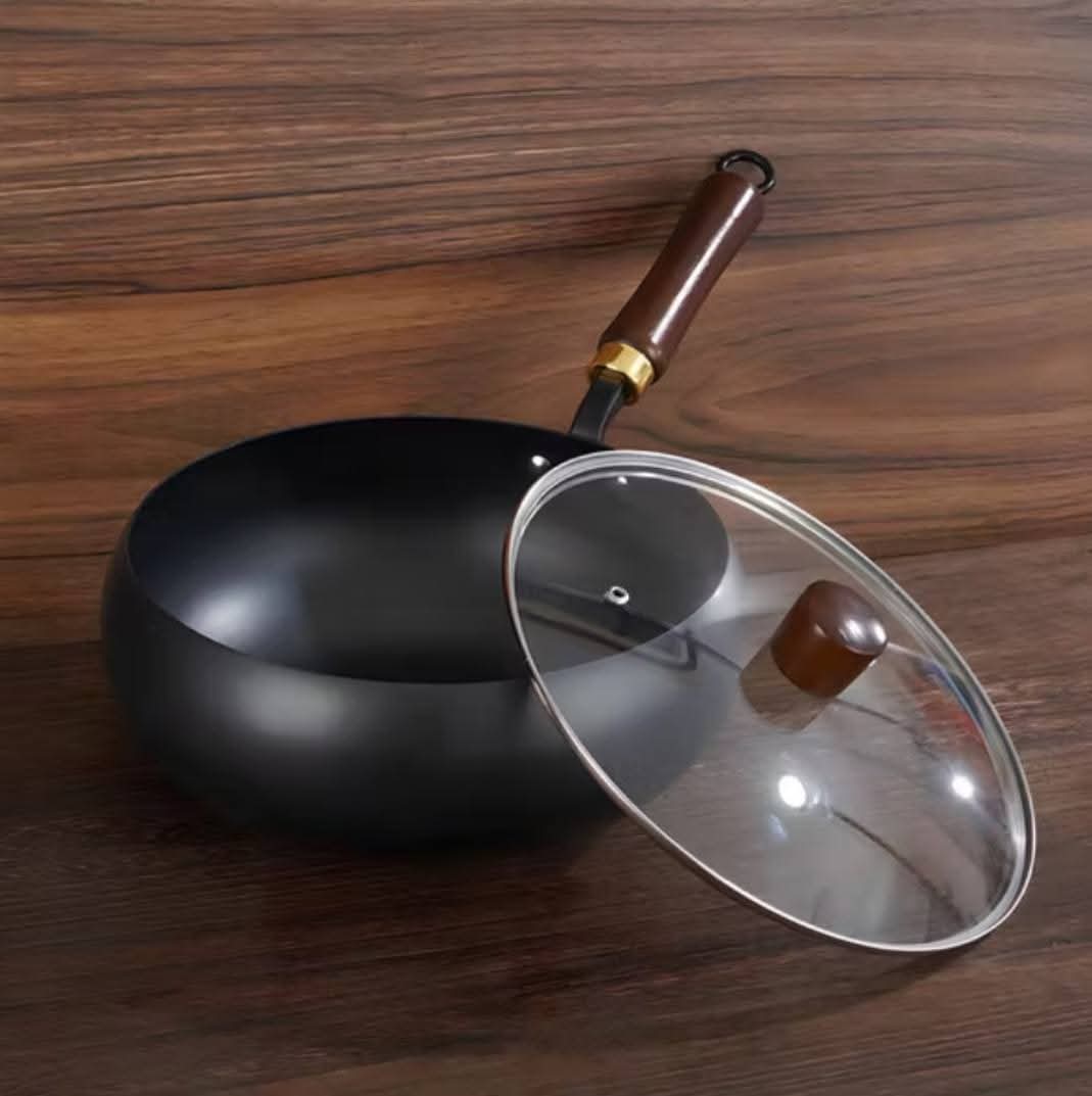 Wajan Baja Premium Anti Lengket 24cm Multifungsi